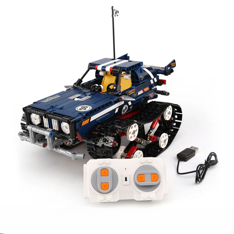 

Building Blocks For High-speed Shock-Absorbing Crawler Technic Diy Toy For Boys Children Bricks Toys Christmas Gifts