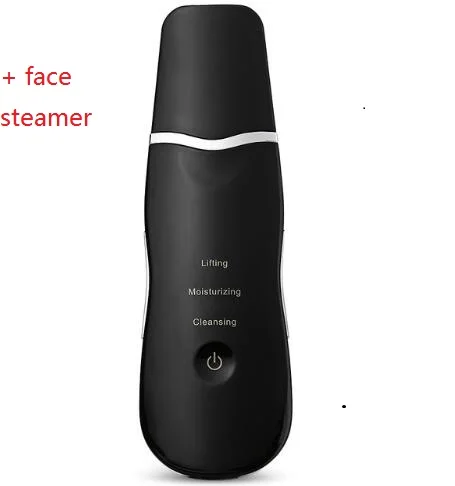 

Rechargeable Ultrasonic Face Skin Scrubber Face Cleaning Peeling Vibration Blackhead Removal Exfoliating Pore Cleaner Tools