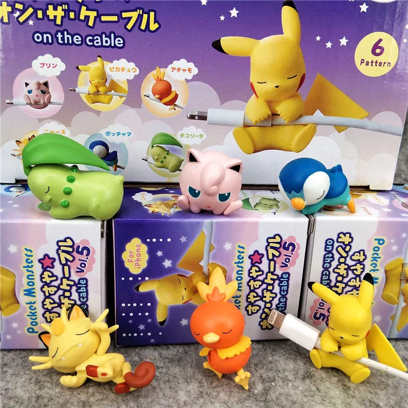 Мультфильм Torchic Jigglypuff Meowth Chikorita Piplup Pika фигурка куклы игрушки аниме Pokemones фигурки