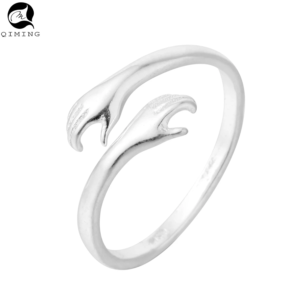 

2019 New Arrival Hand Ring Women Adjustable Hung Ring For Lovers Best Silver Jewelry Gift Fashion Ring Girls Wholesale