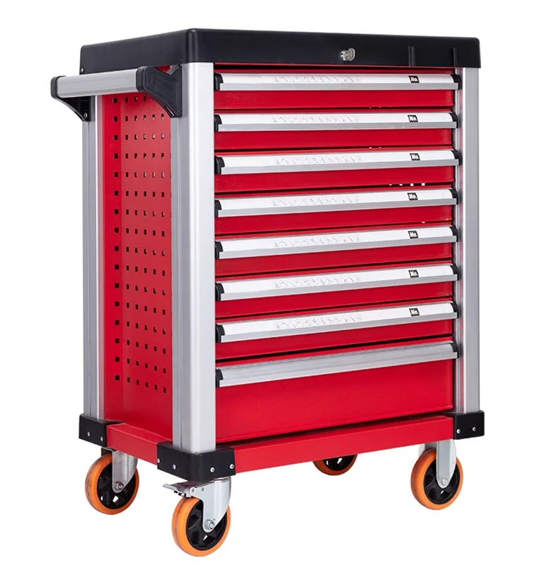 

30 Pcs Pack, 6 Draws Tool Box Chest, Mobile Workbench Iron Made, Max.Load 200kg