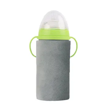 

USB bottle insulated bag portable warm milk heating bottle warmer car charging bottle warm cover for baby