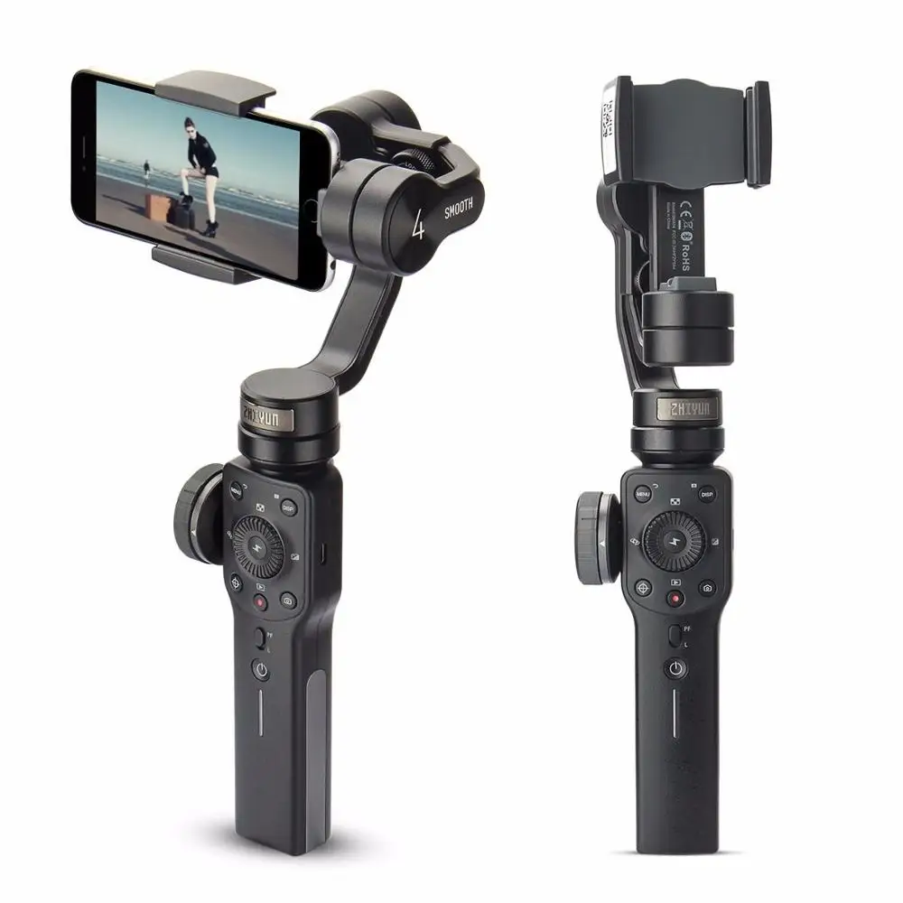  Zhiyun Smooth Q2 Smooth 4 Handheld Gimbal Stabilizer for iPhone 7 6s Plus X 8 S8 S7 S6Zhiyun Smooth