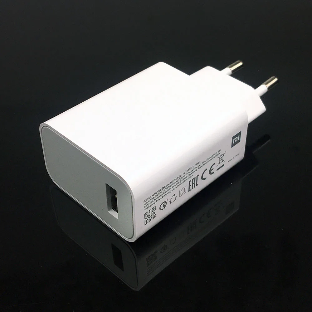charger Xiao mi 27W зарядное устройство QC 4,0 Быстрый турбо заряд адаптер питания usb c для mi a3 9 se 9t pro ma x 3 redmi note 7 8 pro note 10 - Тип штекера: charger
