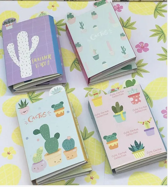 Kawaii Мы Голые Медведи кактус клубника Сакура 6 складной Блокнот N Times Sticky Notes memo закладки для блокнота подарочные канцелярские товары - Цвет: 03 Random design