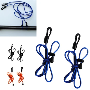

Set of 2 - Heavy Duty 47''(120cm) 4mm Universal Kayak Paddle Fishing Rod Leash Cord