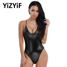 Женские стринги Монокини Купальники Цельный купальник купальный костюм спагетти плечо Глубокий V Bodycon гимнастика купальник боди