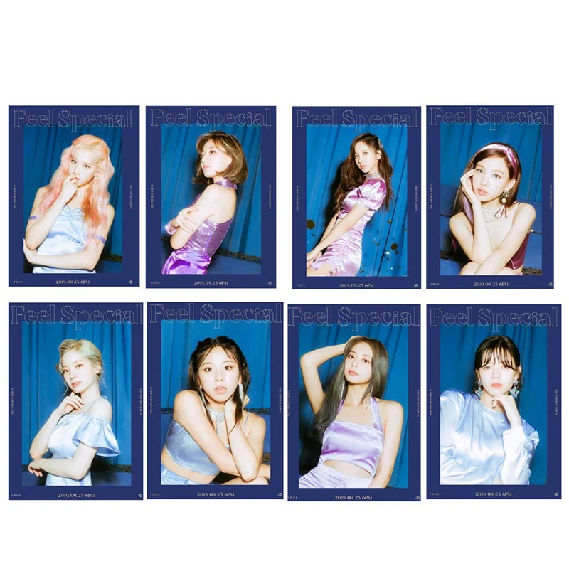 24 шт./компл. высокое качество K-pop дважды Ablum чувствовать себя специальные наклейки карт модная обувь с украшением в виде кристаллов липкий фотокарточек подарок для вентиляторы