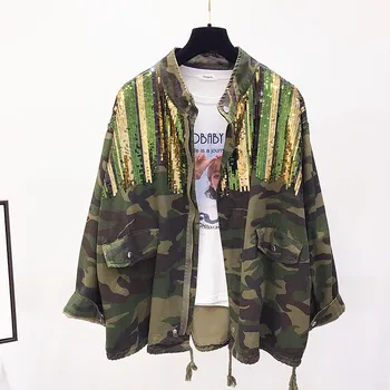 womens denim camo jacket