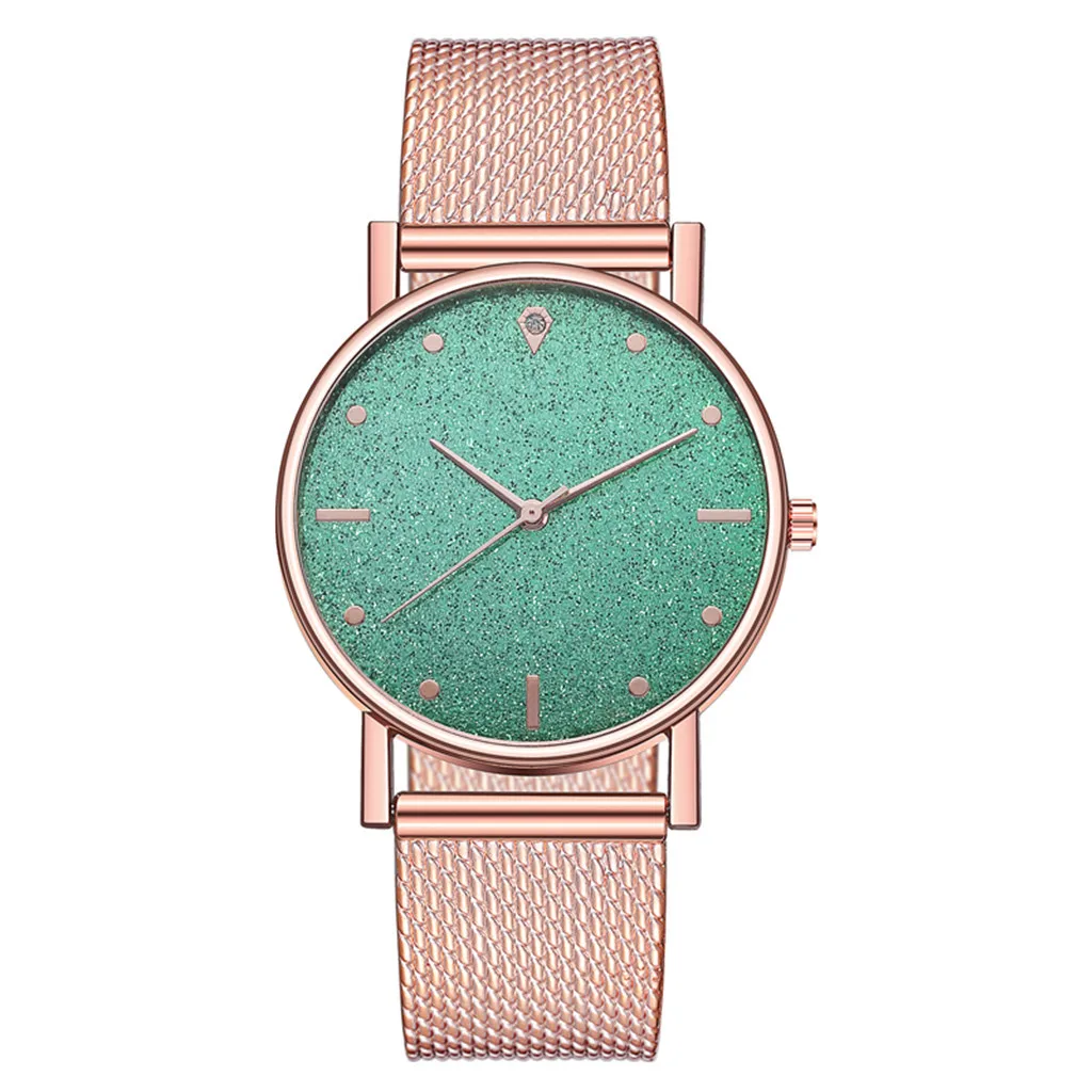 

Cusual Ladies Watch Romantic Starry Sky Dial Women's Quartz Wristwatch Fashion Mesh Watch Gift Clock Droshipping Reloj Mujer