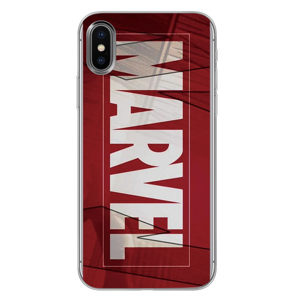 Капитан Америка, Железный человек для marvel силиконовые чехлы для телефонов iPhone 5 5S SE 6 6s 7 8 Plus X XS Max XR задняя крышка - Цвет: 3