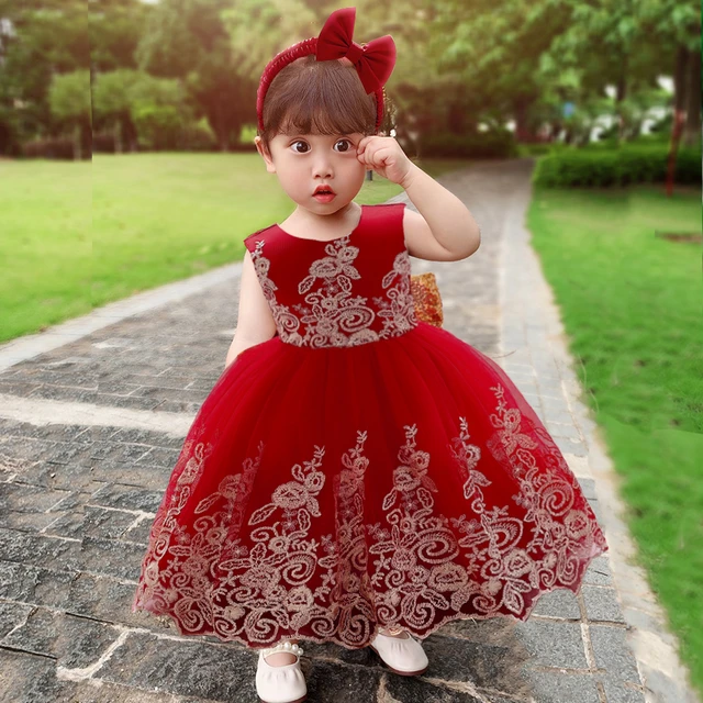 Privilegio Perth Blackborough inversión Vestido de fiesta de cumpleaños con lazo de lentejuelas para bebés y niñas,  vestido de baile de boda infantil, vestido de bautizo, ropa para niños  pequeños _ - AliExpress Mobile