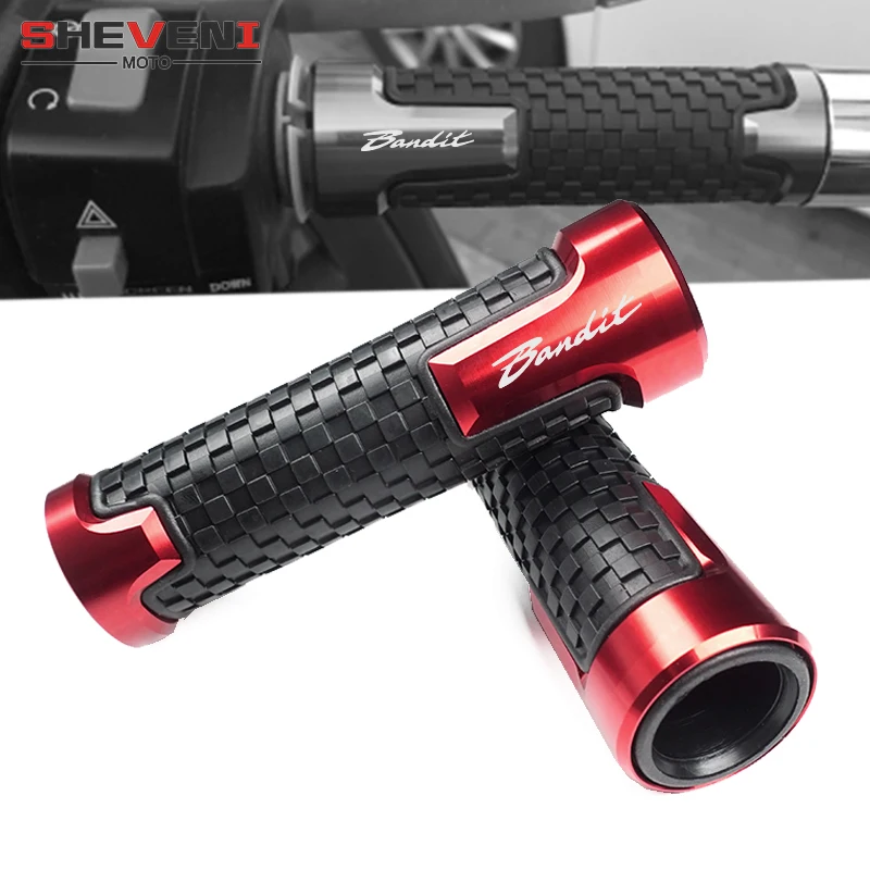 New Motorcycle handlebar grips 7/8" 22mm For SUZUKI Bandit 1250 250 400