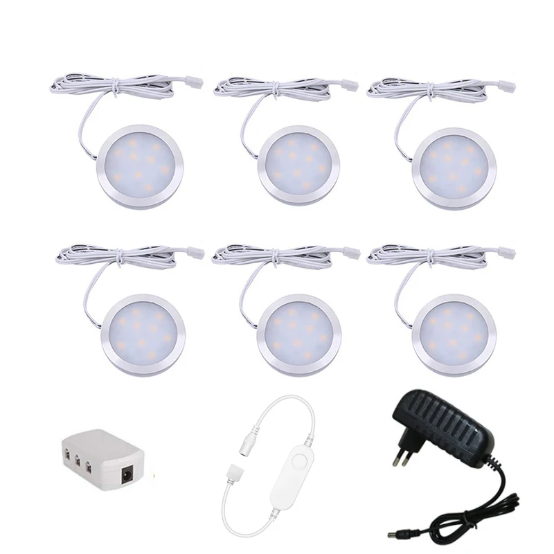 TUYA ZIGBEE LED Under Cabinet Lighting Dimmable Kitchen Lamp 4/6/9 Pack Power 