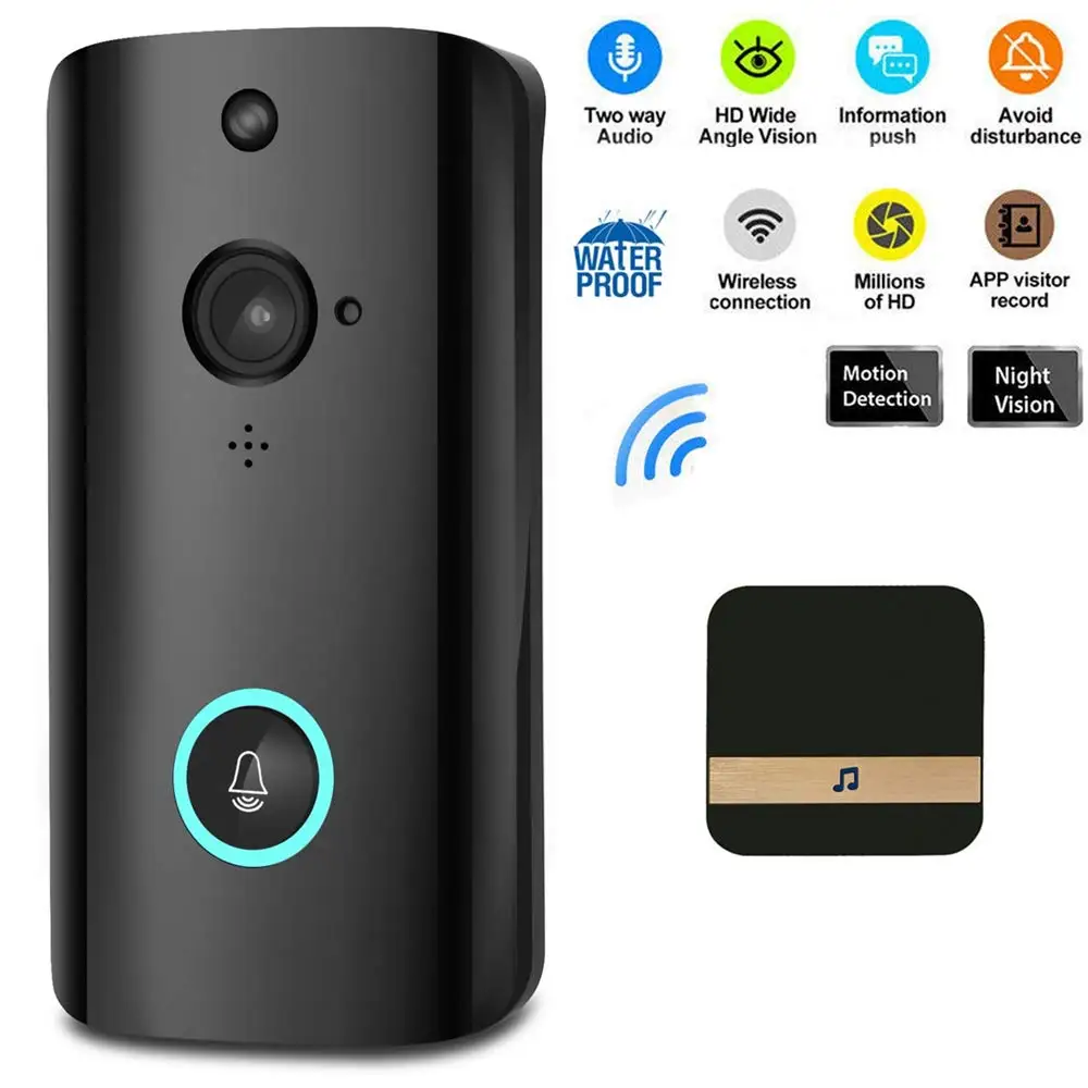 

Smart IP Video Intercom WI-FI Video Door Phone Door Bell WIFI Doorbell Camera For Apartments IR Alarm Wireless Security Camera