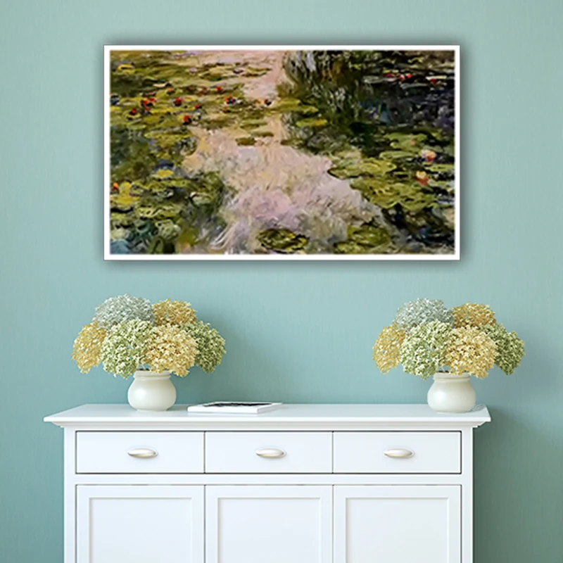 Diy картина по номерам Клод монет впечатление воды Lilies8 пейзаж импрессионизм