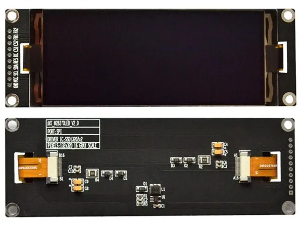 3,83 дюймов 10 P/32 P SPI PM OLED экран(доска/без платы) двойной SSD1320 Привод IC 320*120