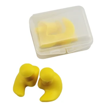 

1 Pair Soft Ear Plugs Environmental Silicone Waterproof Dust-Proof Earplugs Diving Water Sports Swimming Accessories