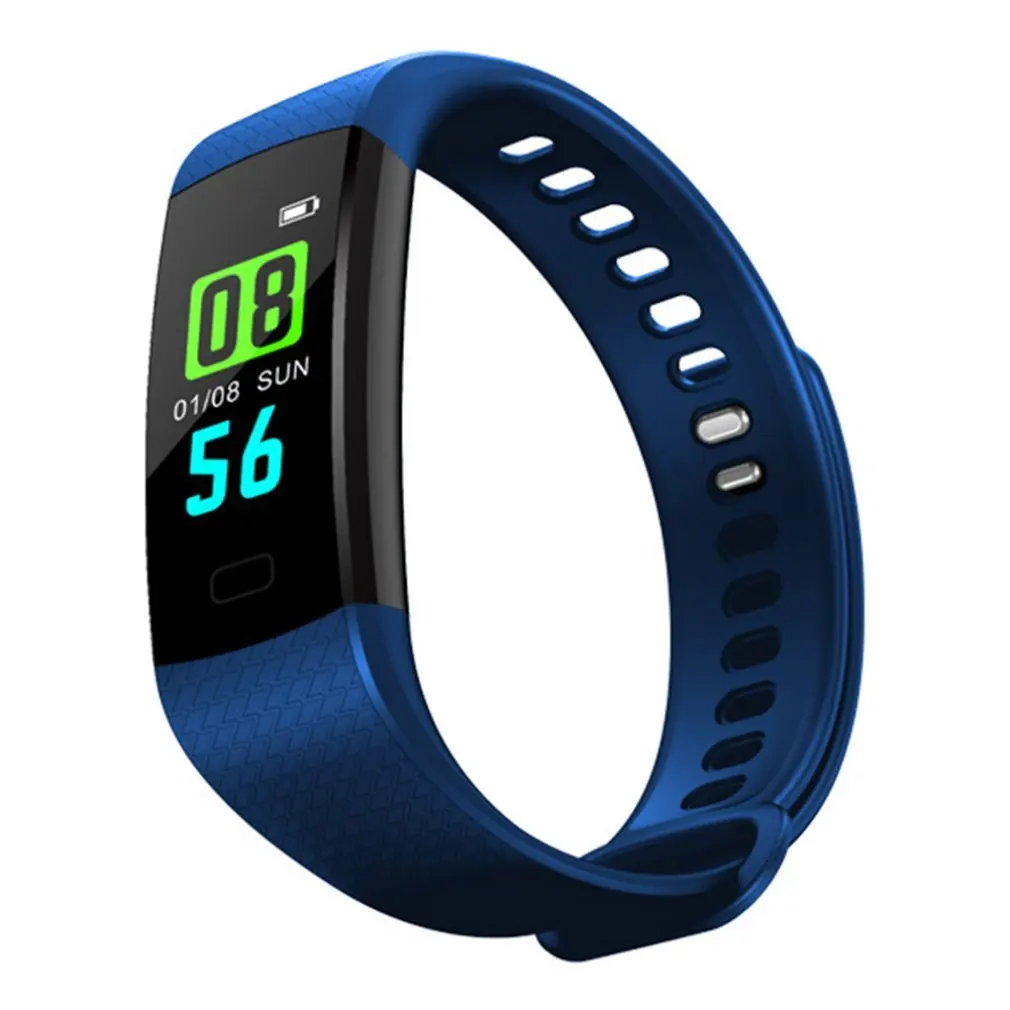 Y5 Smart Bracelet Heart Rate Blood Pressure Monitor Tracker Fitness Tracker Smart Wristband Waterproof Smart Watch Pedometer
