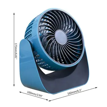 

USB Charging Desktop Mini Fan Mute 360 Degree Rotation 3 Speed Summer Air Cooler E65E
