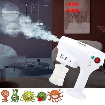 

1200W Handheld Nano Steam Gun High Power nebulizer Nano Steam Gun Sterilizer Disinfectant for Car Home Beauty Tool