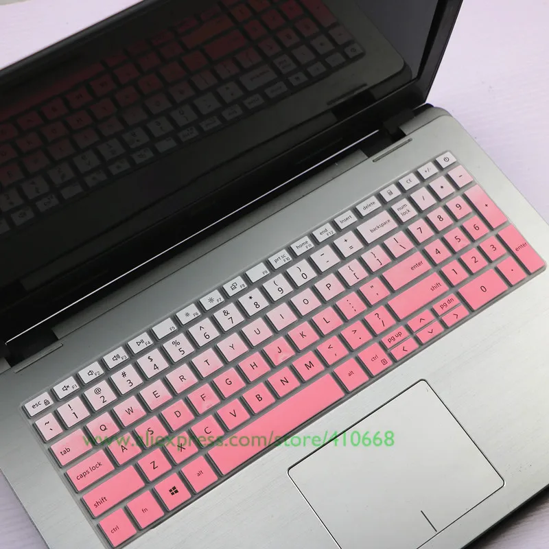 Силиконовый чехол для клавиатуры защитная пленка ноутбука Dell Inspiron 15 5000 5584 / Vostro 7590