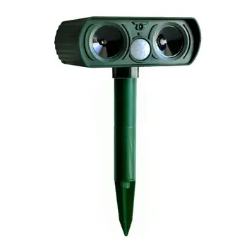 

Ultrasonic Animal Chaser Repeller Repellent Cat Dog Fox Deterrent