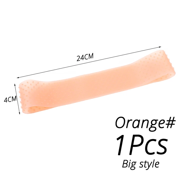 Silicon Wig Band Elastic Wig Grip Brown Transparent Black Headband For Fix Wigs Beige Hair Band Without Gel Or Glue Non Slip L orange 1pcs