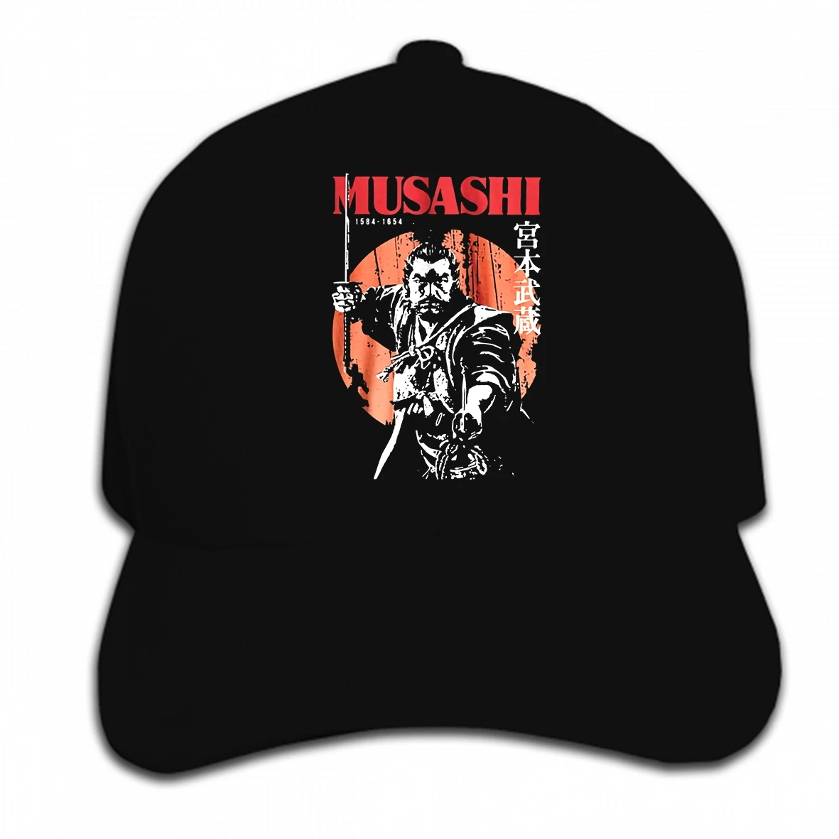 Принт бейсбольная кепка под заказ Miyamoto Musashi Samurai Inspiration Графический Летний стиль подходит солнцезащитный козырек Кепка
