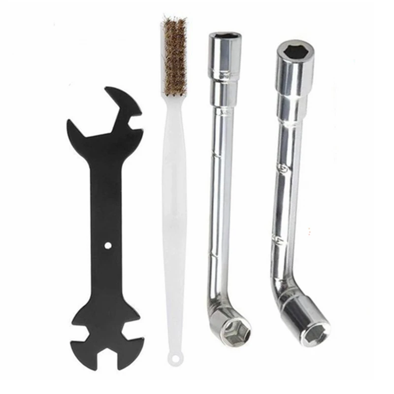 4pcs/lot 3D Printer Cleaning Tool 5 In 1 Wrench + Nozzle Brush +6mm 7mm L Spanner for Ender 3 E3D / MK8 MK10 | Компьютеры и офис