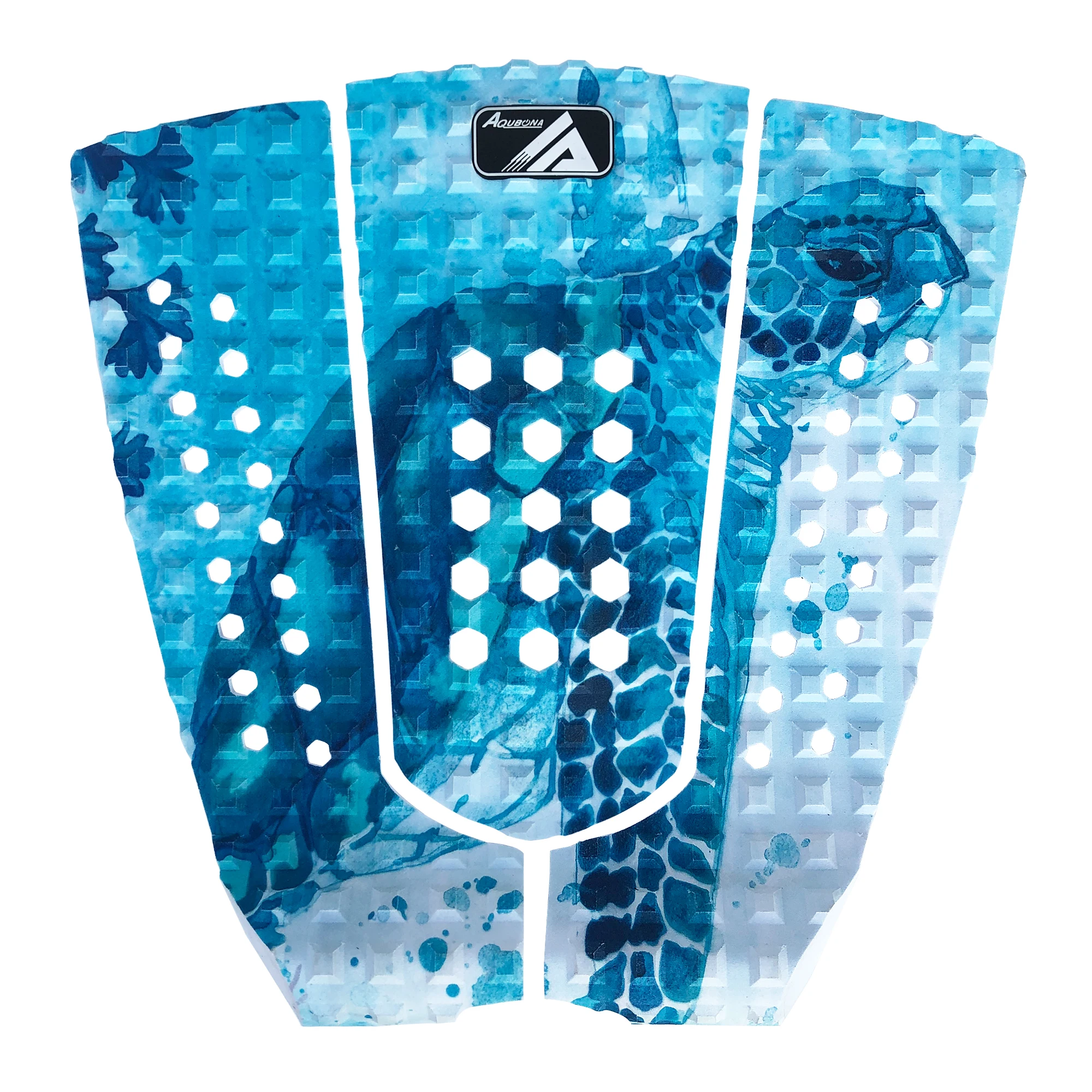 Blue Painting Colorful 3M Surfboard Tail Pad Deck Grip Deck Pad Traction Pad For SurfingSurfing