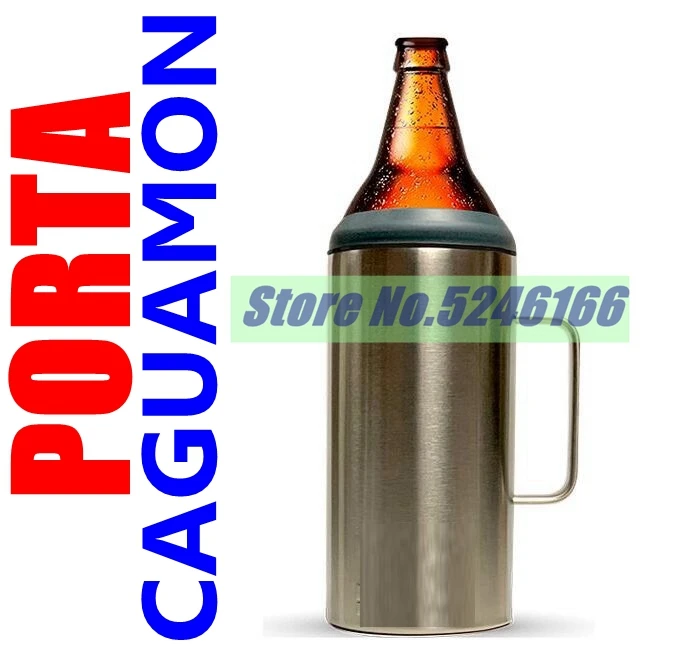 Большой стакан Portacaguamon 1 2 Lts Porta caguama MH Beer ZA 40 унций большая бутылка enfriado premium premiumig