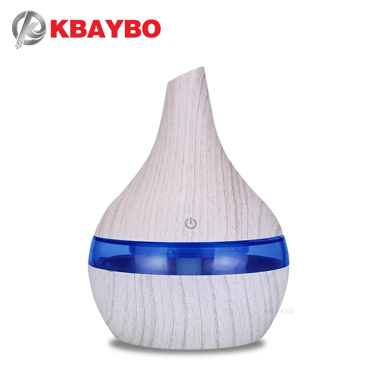 

300ml Mini USB Electric Humidifier Cool Mist Maker Essential Oil Diffuser Aroma Humidifier with 7 Changing Colorful LED Lights