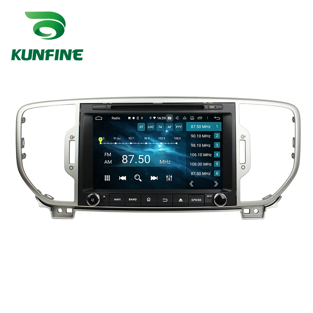 Android 9,0, Восьмиядерный, 4 Гб ОЗУ, 64 Гб ПЗУ, автомобильный DVD, gps навигатор, мультимедийный плеер, автомобильный стерео для Kia Sportage, хендюнит, радио