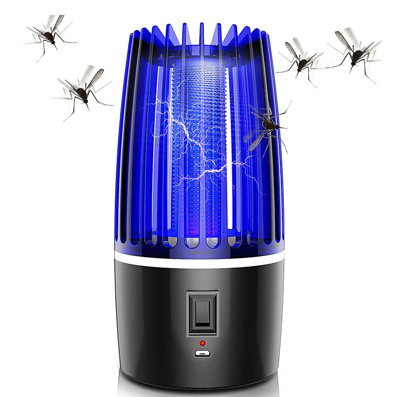 USB Rechargeable Lantern UV Light Mosquito Killer Lamp LED Electric Insect Trap Bug Zapper Repellent No Radiation | Лампы и освещение