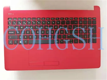 

New Laptop Palmrest Top Case Red For HP 15-BR 15-BW 15-BS 250 255 G6 AP204000681 SP/LA