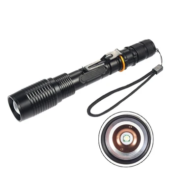 

5 Modes 8000LM X- T6 LED Rechargeable Zoomable Flashlight Outdoor Torch Rechargeable Lamp LED Flashlight 5 Modes
