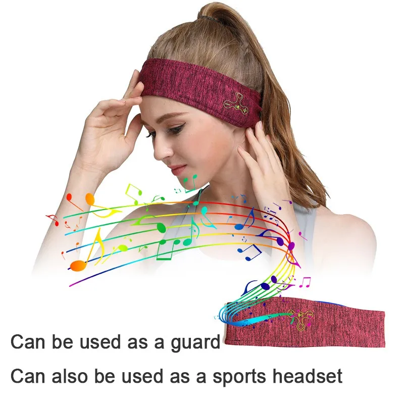 Модный головной убор для Bluetooth, эластичный, дышащий, музыкальный динамик, наушники для спорта на открытом воздухе, головной убор