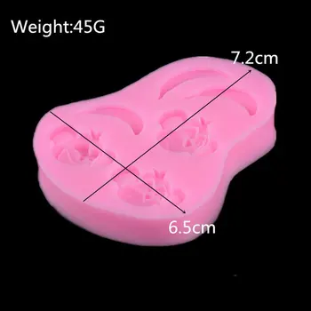 

New 1Pcs DIY Monkey Bananas Shaped Silicone Cake Mold For Cakes Decoration Sugar Craft Tools Baking Tools