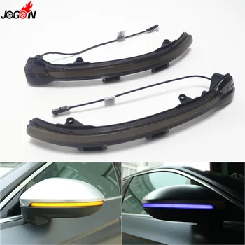 

LED Dynamic Turn Signal Light Side Mirror Sequential Indicator Lamp Trim For VW Golf 7 VII MK7.5 Jetta MK7 GTI R GTD GTE Touran