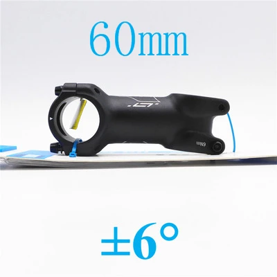 6 degree 60mm Shimano PRO LT MTB велосипедный стержень AL черный велосипедный стержень зажимное кольцо Диаметр 31,8 мм - Цвет: 6 degree 60mm