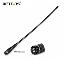 Retevis antena RHD 771 macho para walkie talkie, 37,5 cm, VHF, UHF, para Yaesu, SMA M, Retevis, RT1, RT3S, RT3, RT81, TYT