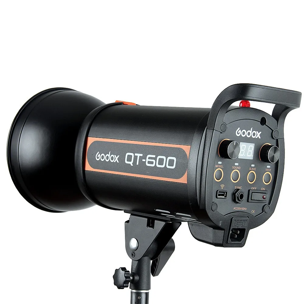 Godox QT-600 студийная стробоскопическая вспышка Светодиодная лампа освещения головка AC100-120V/60 Гц 600 Вт 600WS