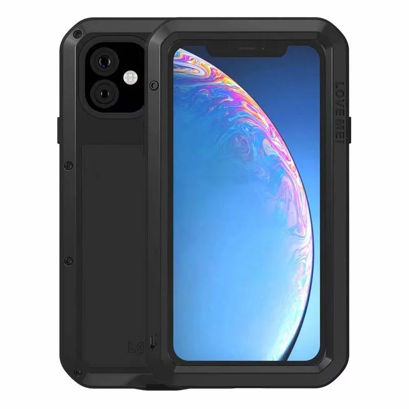 

LOVE MEI Shock Dirt Proof Resistant Aluminum Metal Armor Cover Phone Case Cover For iphone 11 11pro 11proMax Coque KS0368