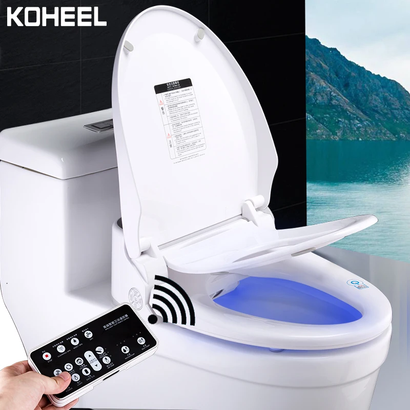  Spanish Russian Seat Electric Intelligent Bidet Cover Heat Sits Led Light Integrated Children Baby  - 32910932716
