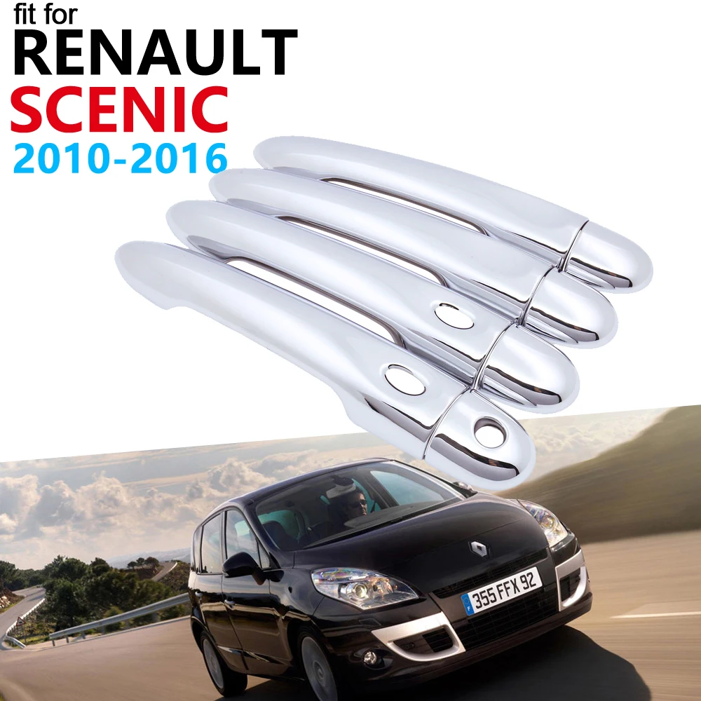 Дверная ручка автомобильные аксессуары для Renault Grand Scenic III XMOD 2010 ~ 2016 роскошная