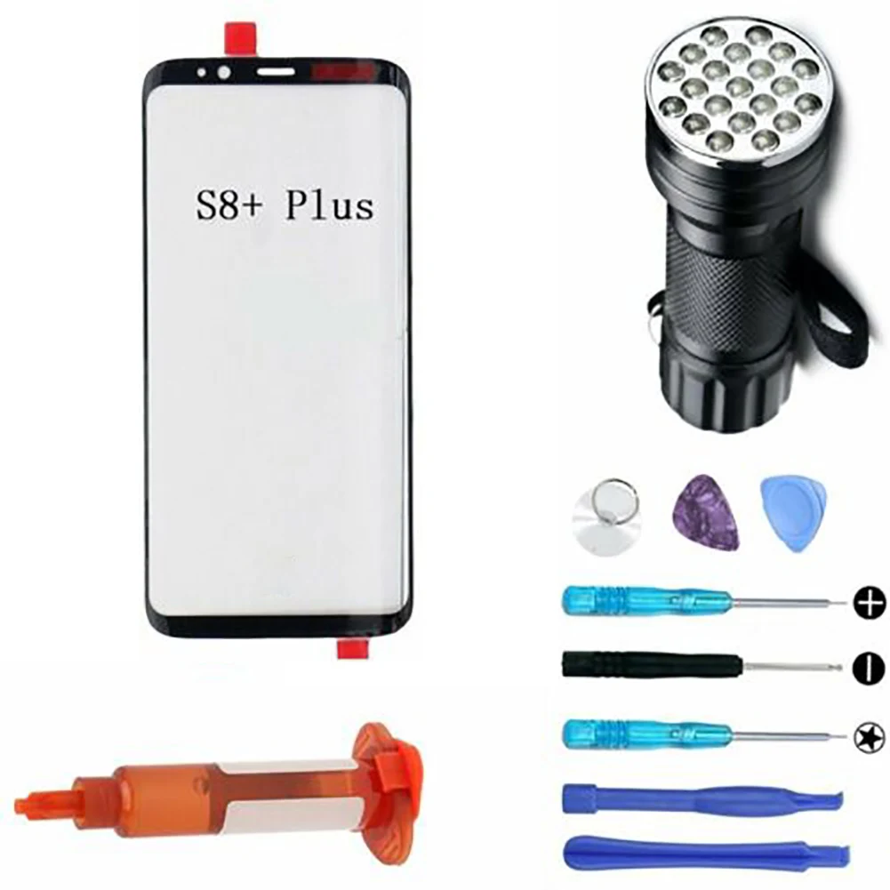 

Screwdriver Professional Replacement Tool Set Front Glass Durable Repair Accessories Screen Glue for Samsung S8 Plus
