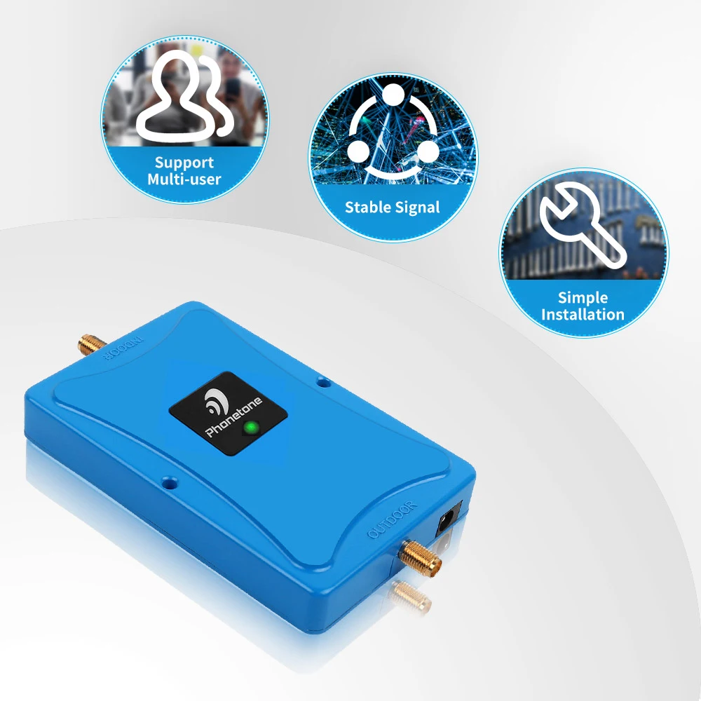 Band 20 4G LTE 800MHz 4g Smart Mobile Signal Booster 800 Cellular Signal Amplifier 4g Repeater enhance LTE Data for Home/ Office