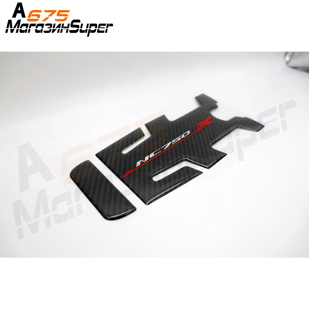

High Quality 3D Carbon Fiber Oil Fuel Gas Tank Pad Tankpad Decal Protector Sticker Motorcycle Decal For HONDA NC750X NC 750 X