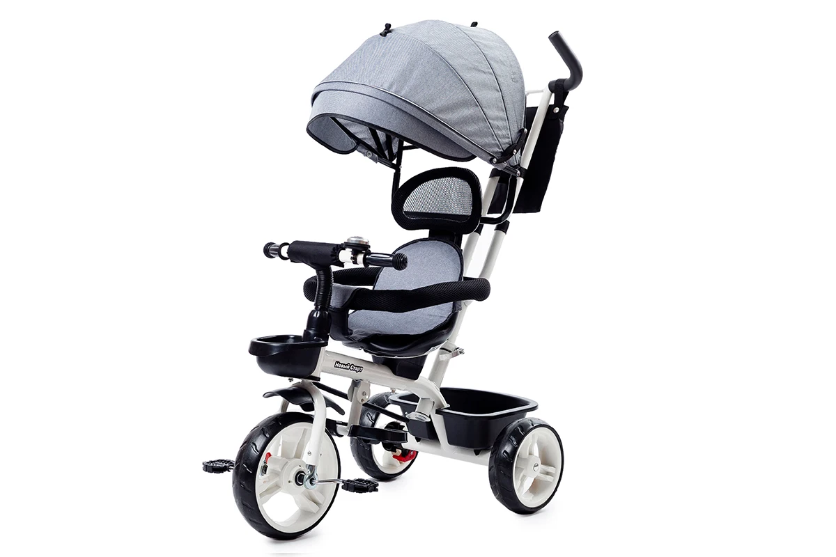 Tricycle our toy is new start 360 ° 10 &quotx 8" Eva (plastic wheels) 641229 color: gray | Спорт и развлечения